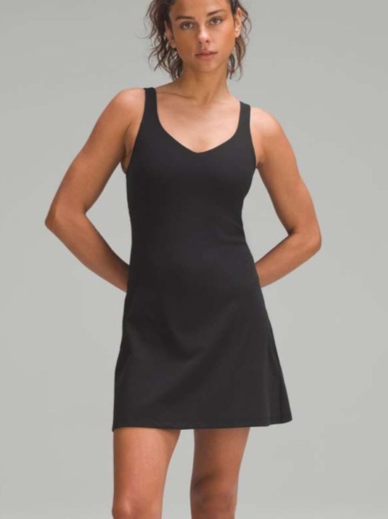 lululemon athletica Dresses & Skirts - Lululemon Black Align Dress Size 4